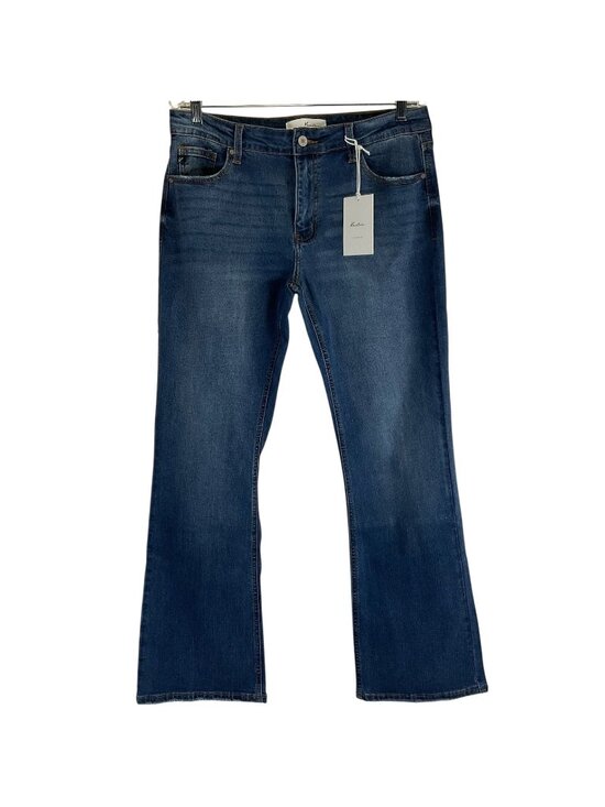 KanCan Denim - KanCan Jeans Women's Sz 14 Dark Indigo Mid Rise Bootcut Stretch Denim Nwt